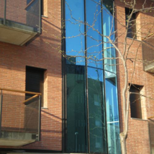Muro cortina de aluminio Barcelona