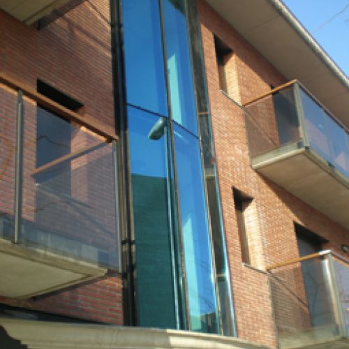 Muro cortina de aluminio Barcelona