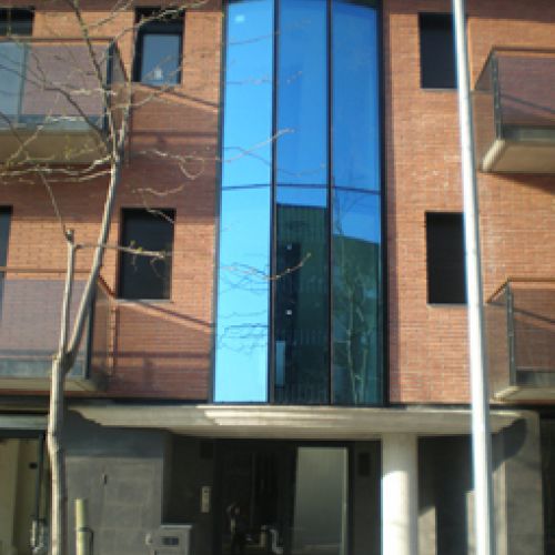 Muro cortina de aluminio Barcelona