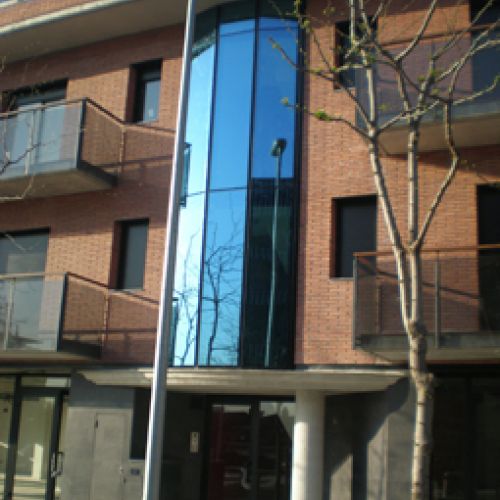 Muro cortina de aluminio Barcelona